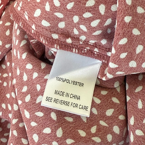 NWT Lucy Paris Anthropologie V Neck Puff Sleeve Tea Length Wrap Dress Size XS - Picture 10 of 10